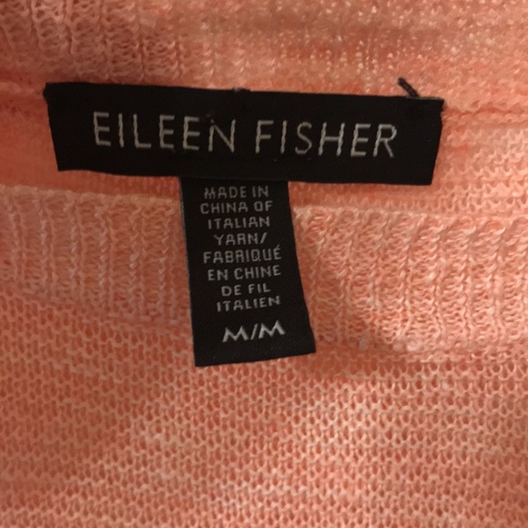 Eileen Fisher Organic Linen Knit Top SZ M - Picture 4 of 7